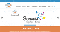 Desktop Screenshot of lowrysolutions.com